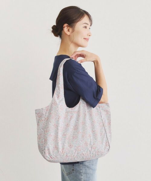 LAURA ASHLEY / ローラ アシュレイ エコバッグ | ラックリー メドウ柄 レインパッカブルトートバッグ | 詳細16
