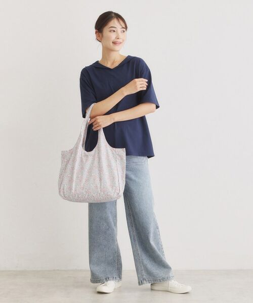 LAURA ASHLEY / ローラ アシュレイ エコバッグ | ラックリー メドウ柄 レインパッカブルトートバッグ | 詳細17