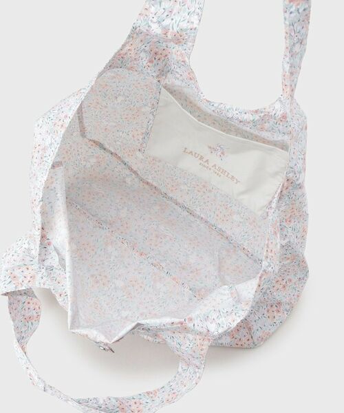 LAURA ASHLEY / ローラ アシュレイ エコバッグ | ラックリー メドウ柄 レインパッカブルトートバッグ | 詳細5