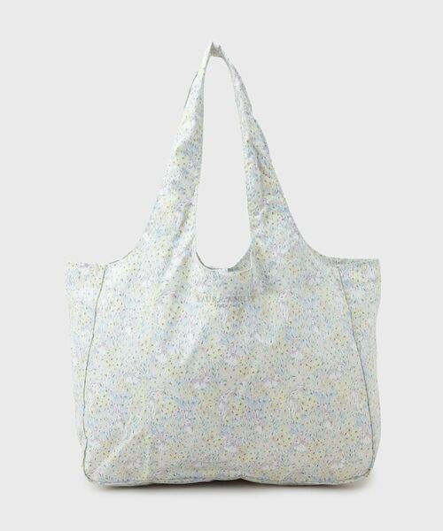 LAURA ASHLEY / ローラ アシュレイ エコバッグ | ラックリー メドウ柄 レインパッカブルトートバッグ（イエロー(131)）