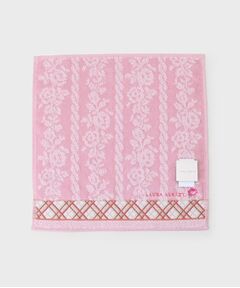 LAURA ASHLEY / ローラ アシュレイ ハンカチ | ローズ ニット タオルハンカチ