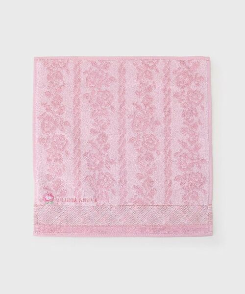 LAURA ASHLEY / ローラ アシュレイ ハンカチ | ローズ ニット タオルハンカチ | 詳細2