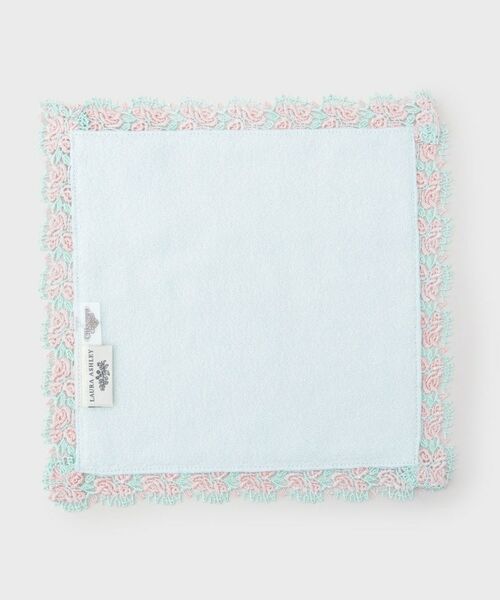 LAURA ASHLEY / ローラ アシュレイ ハンカチ | 近沢レース店×ローラ アシュレイ クチュールローズ レース タオルハンカチ | 詳細2
