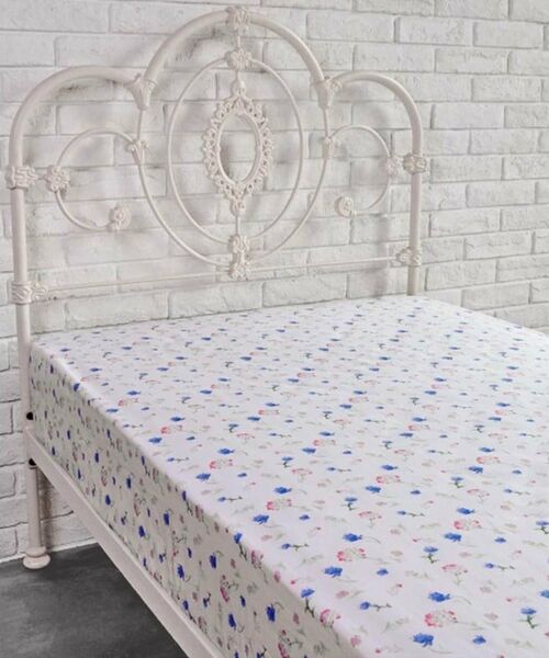 LAURA ASHLEY / ローラ アシュレイ インテリア・インテリア雑貨 | 【シングル】ワイルドメドウ マットレスカバー（オレンジ(167)）