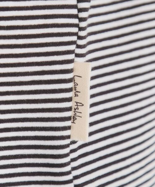 LAURA ASHLEY / ローラ アシュレイ カットソー | 【日本製/ワンマイルウエア】クールローレルスカイコット セーラーカラーボーダーシャツ | 詳細11