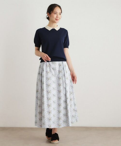 LAURA ASHLEY / ローラ アシュレイ ニット・セーター | 【人気デザイン！新色追加／洗える】衿付きプルオーバーニット | 詳細10