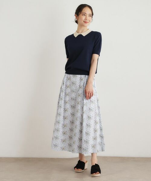 LAURA ASHLEY / ローラ アシュレイ ニット・セーター | 【人気デザイン！新色追加／洗える】衿付きプルオーバーニット | 詳細11
