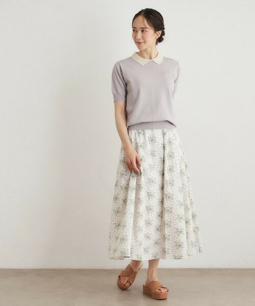 LAURA ASHLEY / ローラ アシュレイ ニット・セーター | 【人気デザイン！新色追加／洗える】衿付きプルオーバーニット | 詳細3