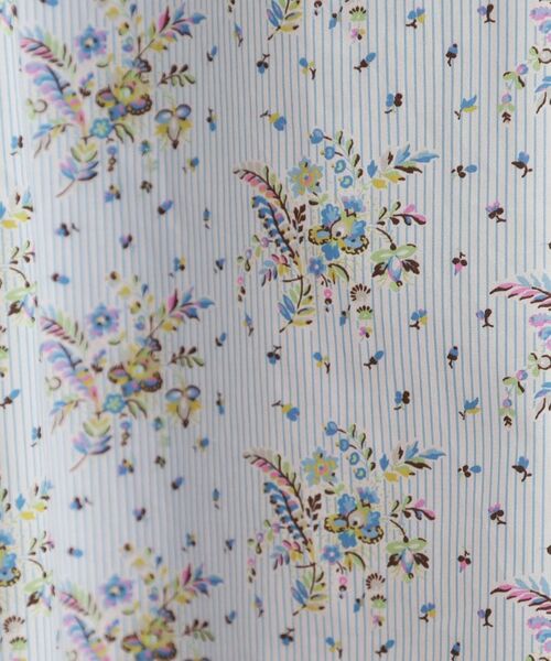 LAURA ASHLEY / ローラ アシュレイ ロング・マキシ丈スカート | 【コットン100％／洗える／ウエストゴム仕様】サジェストン柄スカート | 詳細8