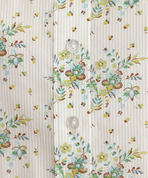 LAURA ASHLEY / ローラ アシュレイ シャツ・ブラウス | 【7分袖／コットン100％／洗える】サジェストン柄ブラウス | 詳細4