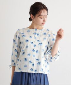 LAURA ASHLEY / ローラ アシュレイ カットソー | 【撥水／2WAY】ランズウィック柄 ラッシュガード