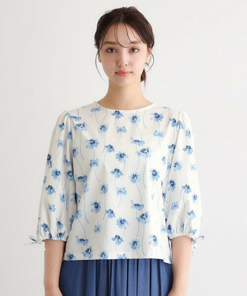 LAURA ASHLEY / ローラ アシュレイ カットソー | 【撥水／2WAY】ランズウィック柄 ラッシュガード | 詳細11