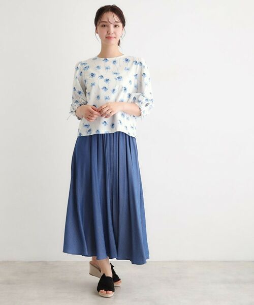 LAURA ASHLEY / ローラ アシュレイ カットソー | 【撥水／2WAY】ランズウィック柄 ラッシュガード | 詳細5