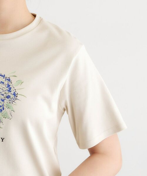 LAURA ASHLEY / ローラ アシュレイ カットソー | 【人気デザイン！汗染み防止／コットン100％】リリス柄 プリントTシャツ | 詳細17
