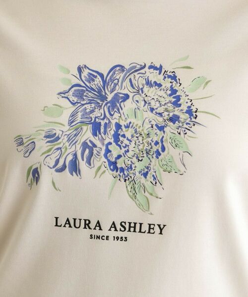 LAURA ASHLEY / ローラ アシュレイ カットソー | 【人気デザイン！汗染み防止／コットン100％】リリス柄 プリントTシャツ | 詳細8