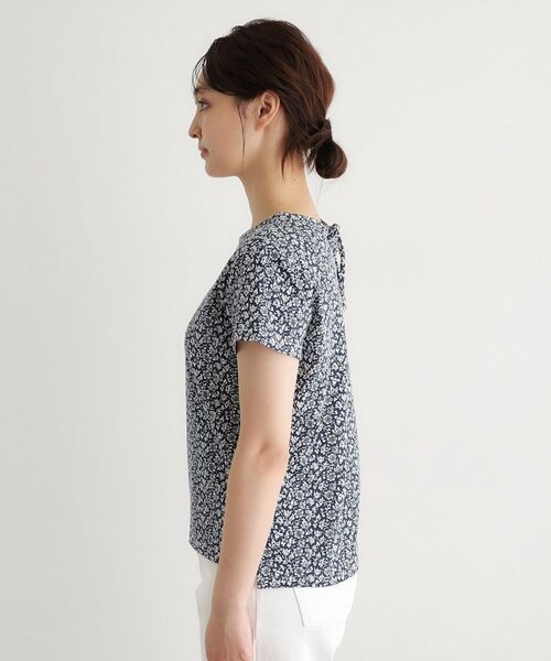 LAURA ASHLEY / ローラ アシュレイ カットソー | 【接触冷感／マシンウォッシュ可】スウィート アリッサム柄スムースTシャツ | 詳細14
