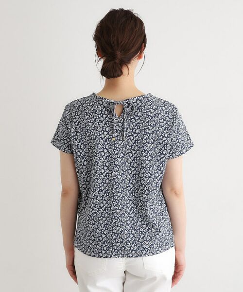 LAURA ASHLEY / ローラ アシュレイ カットソー | 【接触冷感／マシンウォッシュ可】スウィート アリッサム柄スムースTシャツ | 詳細15