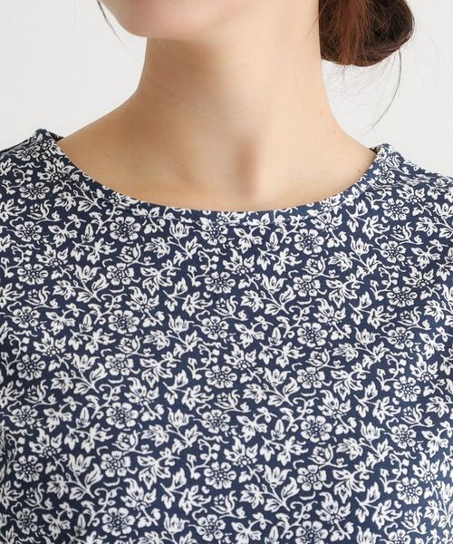 LAURA ASHLEY / ローラ アシュレイ カットソー | 【接触冷感／マシンウォッシュ可】スウィート アリッサム柄スムースTシャツ | 詳細16