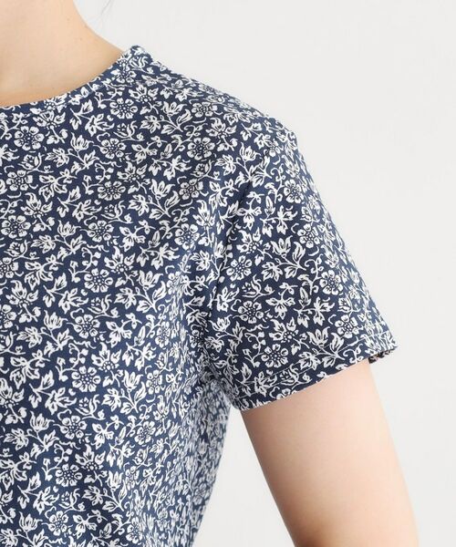 LAURA ASHLEY / ローラ アシュレイ カットソー | 【接触冷感／マシンウォッシュ可】スウィート アリッサム柄スムースTシャツ | 詳細18