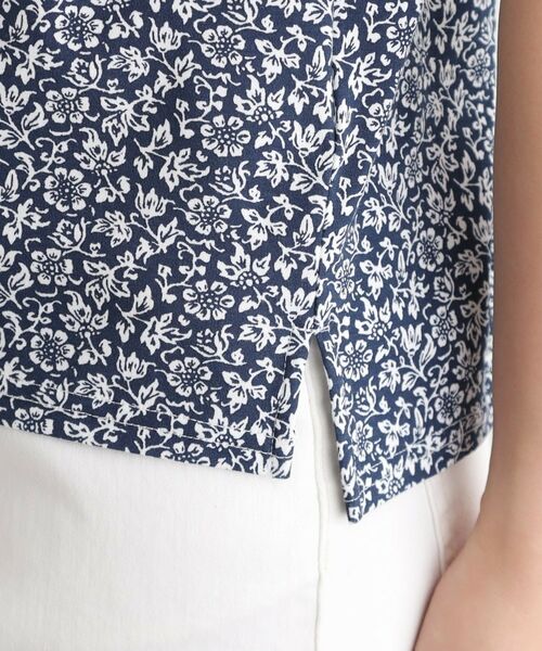 LAURA ASHLEY / ローラ アシュレイ カットソー | 【接触冷感／マシンウォッシュ可】スウィート アリッサム柄スムースTシャツ | 詳細19