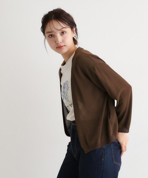 LAURA ASHLEY / ローラ アシュレイ カーディガン・ボレロ | 【UVカット】トッパーカーディガン | 詳細5