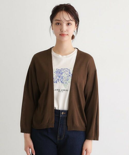LAURA ASHLEY / ローラ アシュレイ カーディガン・ボレロ | 【UVカット】トッパーカーディガン | 詳細9