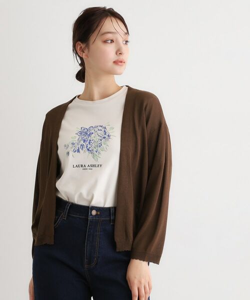 LAURA ASHLEY / ローラ アシュレイ カーディガン・ボレロ | 【UVカット】トッパーカーディガン（モカブラウン(042)）
