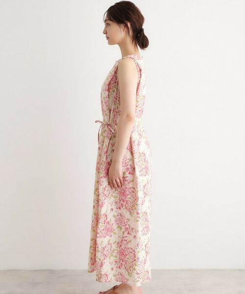 LAURA ASHLEY / ローラ アシュレイ ロング・マキシ丈ワンピース | 【リネン100％／洗える】リリス柄ワンピース | 詳細10
