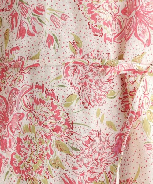 LAURA ASHLEY / ローラ アシュレイ ロング・マキシ丈ワンピース | 【リネン100％／洗える】リリス柄ワンピース | 詳細4