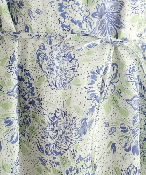 LAURA ASHLEY / ローラ アシュレイ ロング・マキシ丈ワンピース | 【リネン100％／洗える】リリス柄ワンピース | 詳細8