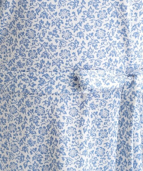 LAURA ASHLEY / ローラ アシュレイ ロング・マキシ丈ワンピース | 【接触冷感／洗える】スウィート アリッサム柄スムースワンピース | 詳細4