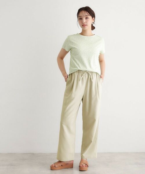 LAURA ASHLEY / ローラ アシュレイ パンツ | 【接触冷感／抗ピル／UVカット／2WAYストレッチ】多機能セミワイドパンツ | 詳細7