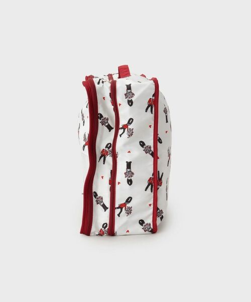 LAURA ASHLEY / ローラ アシュレイ ポーチ | 【撥水加工/２層構造/メッシュポケット付き】トラベルポーチLL　ヴィンテージソルジャー柄 | 詳細2