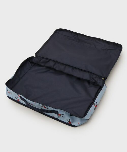 LAURA ASHLEY / ローラ アシュレイ ポーチ | 【撥水加工/２層構造/メッシュポケット付き】トラベルポーチLL　ヴィンテージソルジャー柄 | 詳細5