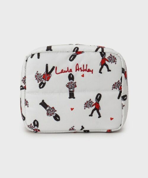 LAURA ASHLEY / ローラ アシュレイ ポーチ | ヴィンテージソルジャー柄 ポーチ | 詳細1
