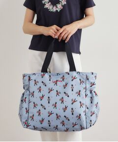 LAURA ASHLEY / ローラ アシュレイ トートバッグ | ヴィンテージソルジャー柄 トラベル トートバッグ