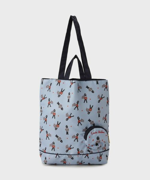 LAURA ASHLEY / ローラ アシュレイ トートバッグ | ヴィンテージソルジャー柄 パッカブル トートバッグ | 詳細5