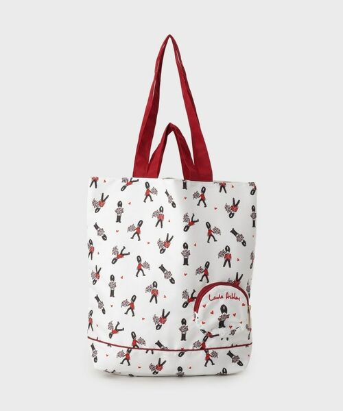 LAURA ASHLEY / ローラ アシュレイ トートバッグ | ヴィンテージソルジャー柄 パッカブル トートバッグ | 詳細6