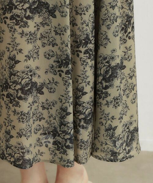LAURA ASHLEY / ローラ アシュレイ ロング・マキシ丈スカート | 【洗える／セットアップ可／ウエストゴム仕様】トワル ディライト柄スカート | 詳細15
