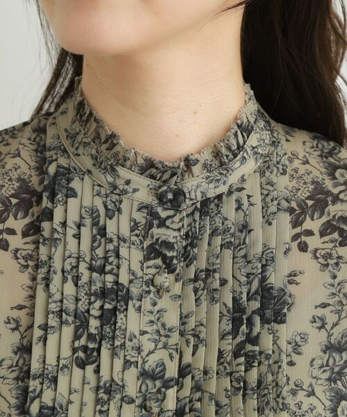 LAURA ASHLEY / ローラ アシュレイ シャツ・ブラウス | 【7分袖／羽織におすすめ！洗える／セットアップ可】トワル ディライト柄ブラウス | 詳細12