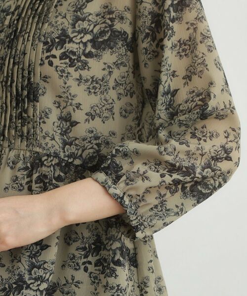 LAURA ASHLEY / ローラ アシュレイ シャツ・ブラウス | 【7分袖／羽織におすすめ！洗える／セットアップ可】トワル ディライト柄ブラウス | 詳細13