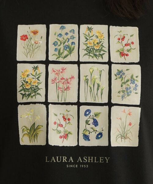 LAURA ASHLEY / ローラ アシュレイ カットソー | 【接触冷感／UVカット／吸水速乾性／抗菌防臭】パーショア ポストカーズ柄Tシャツ | 詳細12