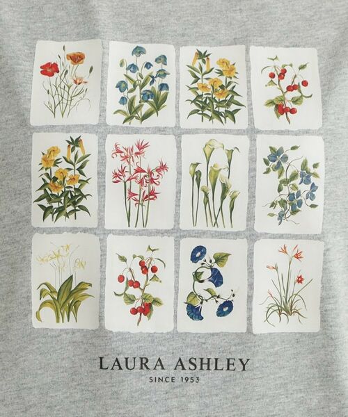 LAURA ASHLEY / ローラ アシュレイ カットソー | 【接触冷感／UVカット／吸水速乾性／抗菌防臭】パーショア ポストカーズ柄Tシャツ | 詳細8