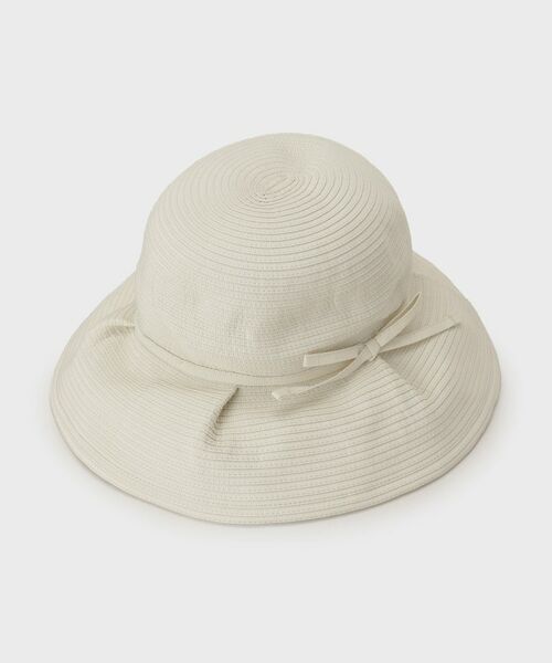 LAURA ASHLEY / ローラ アシュレイ ハット | 【折り畳み・サイズ調整可／洗える】ブレード キャプリーヌハット（アイボリー(004)）