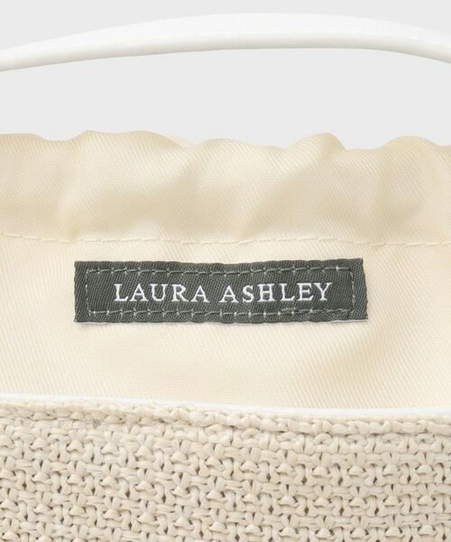 LAURA ASHLEY / ローラ アシュレイ ショルダーバッグ | 【取外し可ショルダーベルト付き】ウィービングドローストリングバッグ | 詳細17