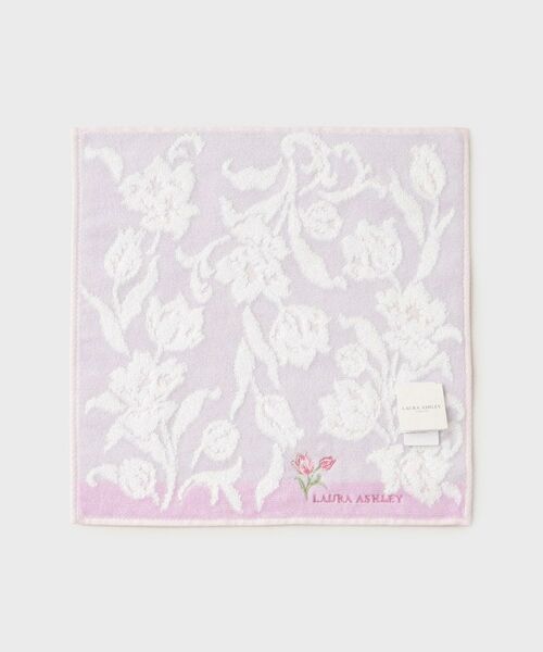 LAURA ASHLEY / ローラ アシュレイ ハンカチ | Emberley柄タオルハンカチ（グレー(112)）