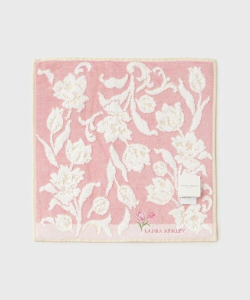 LAURA ASHLEY / ローラ アシュレイ ハンカチ | Emberley柄タオルハンカチ（ピンク(171)）
