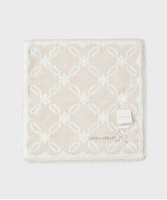 LAURA ASHLEY / ローラ アシュレイ ハンカチ | ピコレースリボンタオルハンカチ