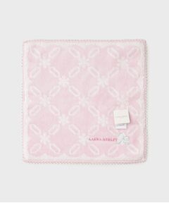 LAURA ASHLEY / ローラ アシュレイ ハンカチ | ピコレースリボンタオルハンカチ