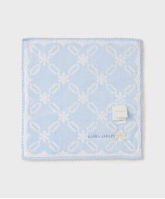 LAURA ASHLEY / ローラ アシュレイ ハンカチ | ピコレースリボンタオルハンカチ